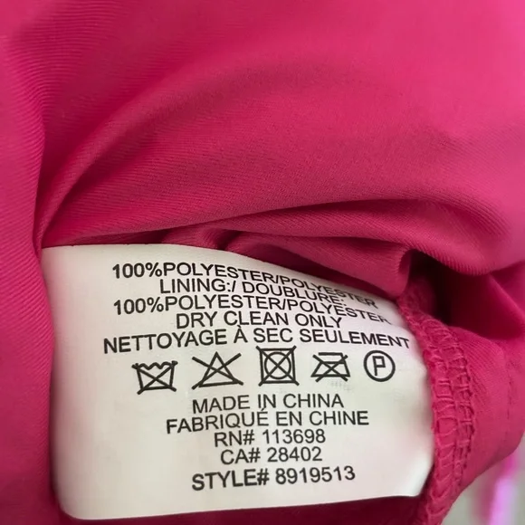 Shoshanna Rachel Floral Lace Midi Dress Magenta Rose cocktail event - Picture 16 of 16